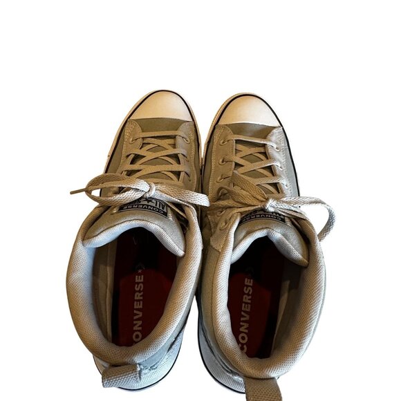 Converse Chuck Taylor All Star Gray Mid Top Street Unisex Sneakers Size 13 Mens - Picture 4 of 12